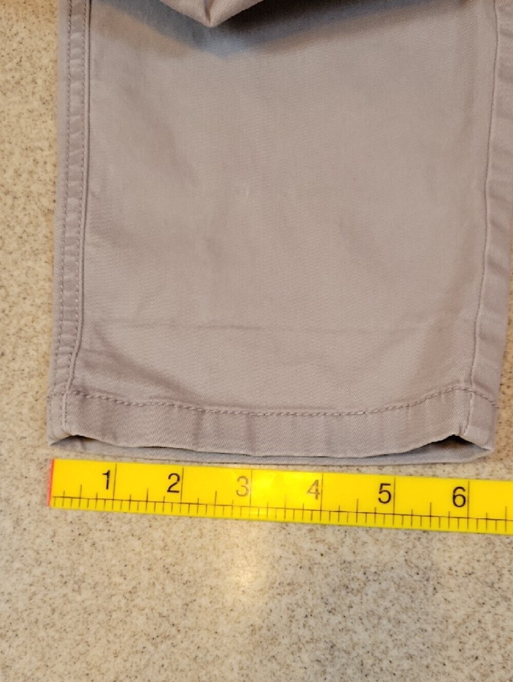 LOFT Cropped Gray Pants Cotton Stretch Size 8 Business Casual - Picture 10 of 10
